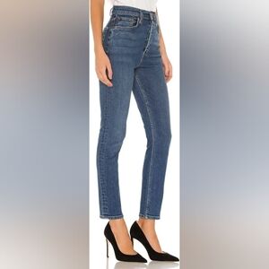 RE/DONE Ultra High Rise Ankle Crop Jeans